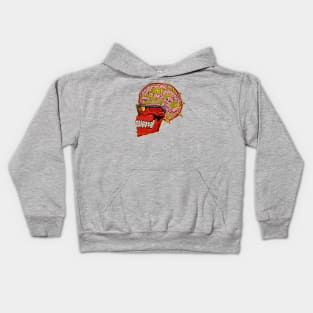 Skull thoughts Kids Hoodie